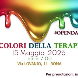 Open day 2026. I colori della terapia. 15 Maggio 2026 alle ore 17
